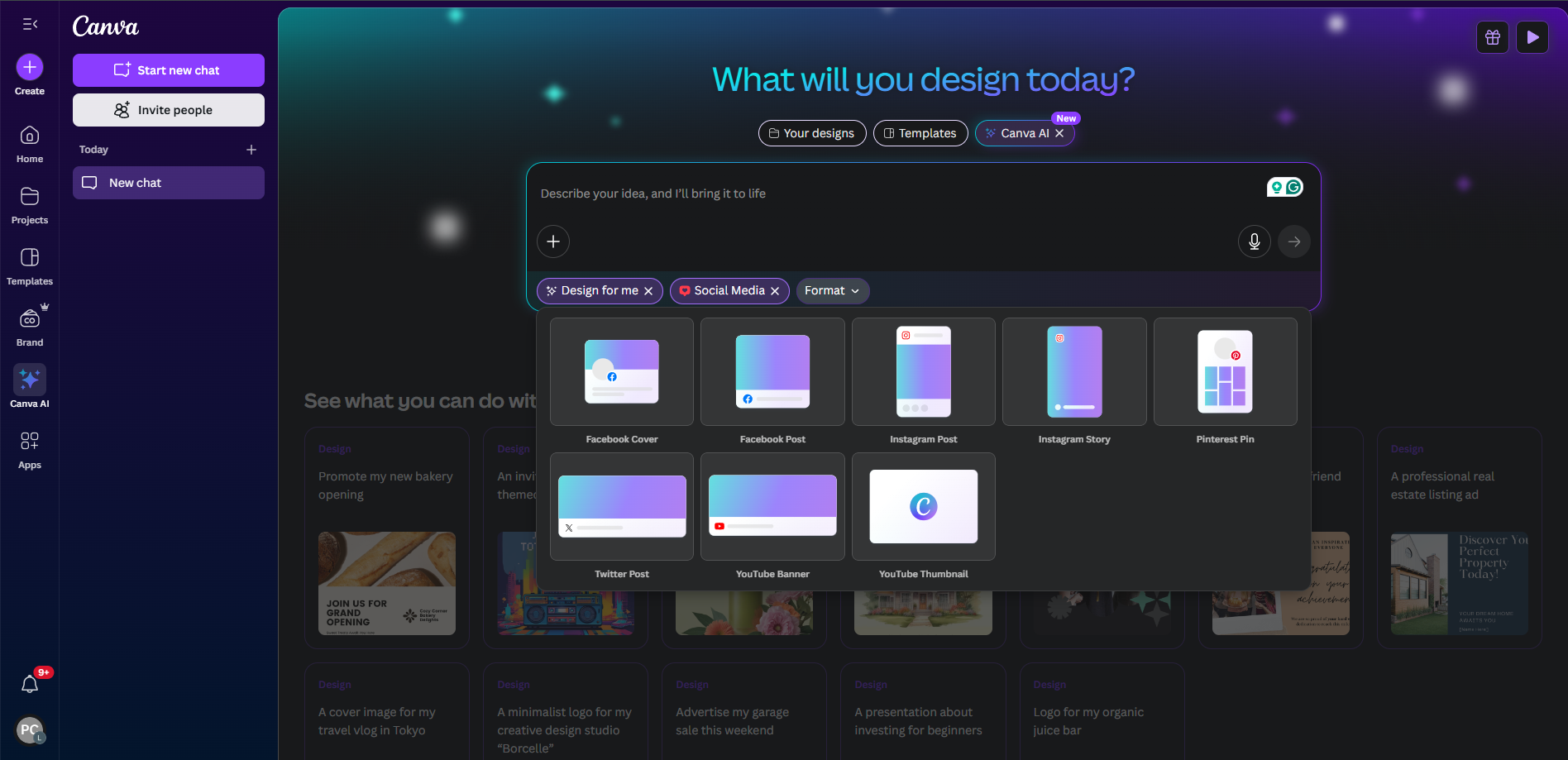 Design with Canva AI